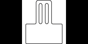 Etiquettes prix, Flexible, 36 x 17 mm, ouverture 17 mm