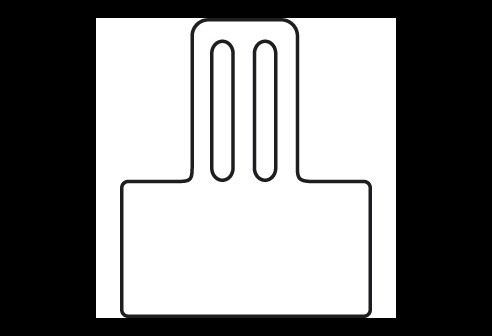 Etiquettes prix, Flexible, 36 x 17 mm, ouverture 17 mm