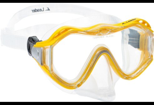 Masque de plongée pour enfants Leader jaune