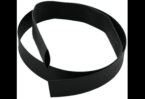 Gaines rétractables extra large 12,7 / 6,4 noir 50 cm