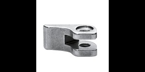 Charnières à braser, partie fixée sur la monture côte gauche, yeux double, ouverture 1,0 mm