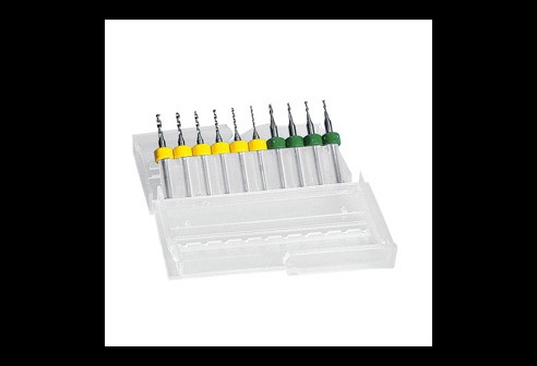 Kit spécial de forets et de fraises pour les verres en plastique