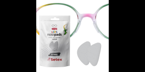 Setex plaquettes nasales antidérapantes pour enfants 0,6 mm transparentes 15 paires
