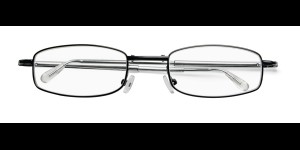 Shoptic Lunettes pliantes prêtes à l’emploi - Noir argent