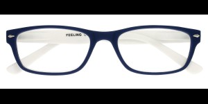 Lunettes de lecture Feeling bleu blanc