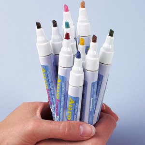 Crayons déco pour le verre | Pâte de couleur