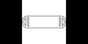 Etiquettes prix, Flexible, 57 x 15 mm