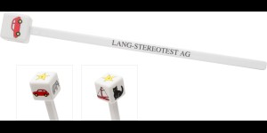 LONG Cube d'attention blanc