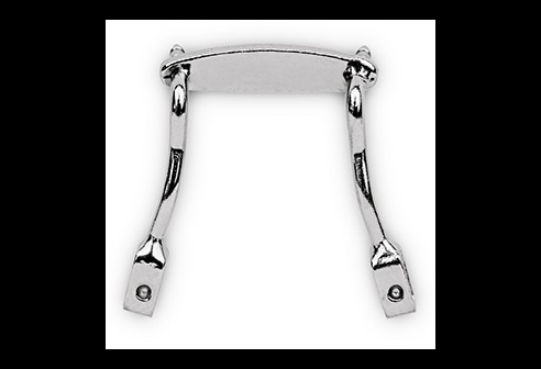 Pont nasal avec supports pour système de clic en plastique, 2 pièces