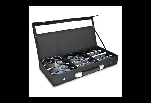 Shoptic Coffre de présentation – avec miroir intérieur