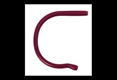 Embouts de sport en silicone, adultes: longueur 90 mm, bordeaux