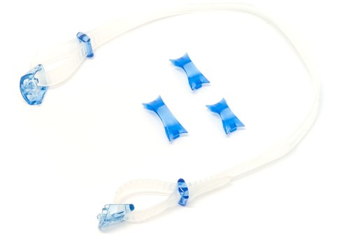 Kit de construction de lunettes de natation Voir bleu