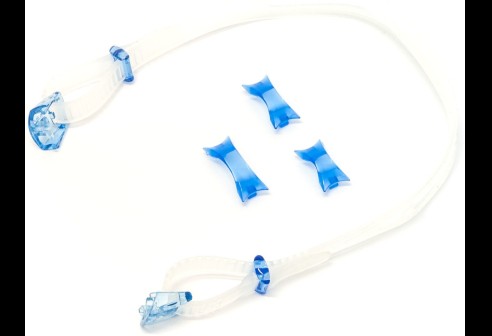 Kit de construction de lunettes de natation Voir bleu