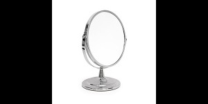 Miroir cosmétique sur pied 1 fois et 2 fois
