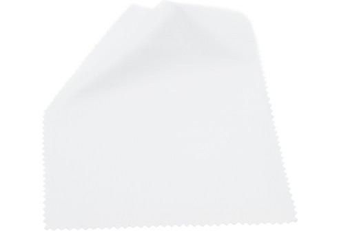 Chiffons en microfibres - 12 x 16 - Blanc - Qualité optilux Premium