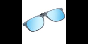 Cintre polarisation pliable bleu miroir (85-90%)