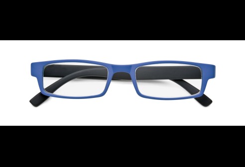 Monture en plastique douce au toucher bleu