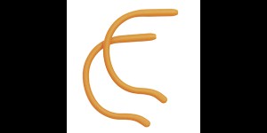 Embouts, enfants: longueur 80 mm, orange