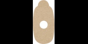 Pastilles adhésives pour verres standard, Type NIDEK, Ø 31 x 17 mm