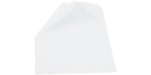 Chiffons en microfibres - 12 x 16 - Blanc - Qualité optisoft easy Standard