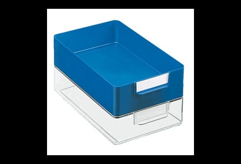 Casiers – grand modèle - Transparent – particulièrement haut – 65 mm