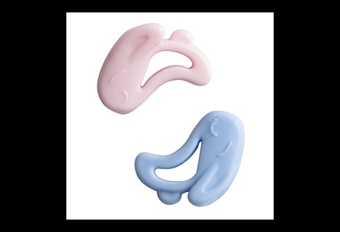 Embouts auriculaires antidérapants Megalock pour enfants 5,5 x 3,0 mm 5 paires bleu 5 paires rose