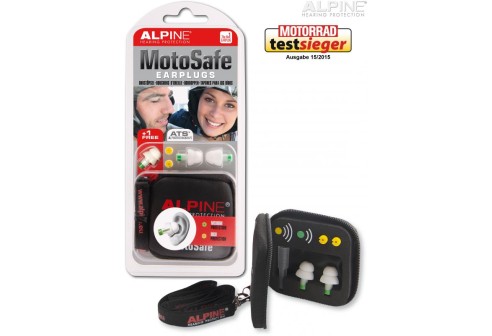 Bouchons d´oreille Alpine MotoSafe (achat minimum: 6 pièces)