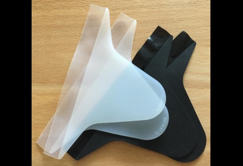 Rabat latéral en silicone couleur universelle noir