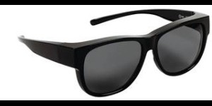 Lunettes superposables modèle Dublin S brillant noir

