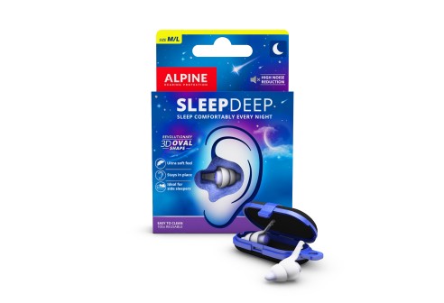 Bouchons d´oreille Alpine Sleepdeep (achat minimum 8 pièces)