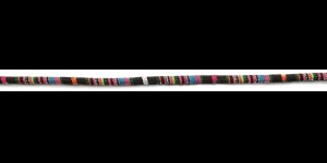 Bride de lunettes Boho-style noir 3 pieces