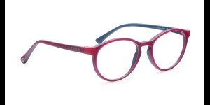 Kim framboise/ bleu foncé, taille 44