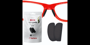 Setex plaquettes nasales antidérapantes standard 1.0mm noir 5 paires