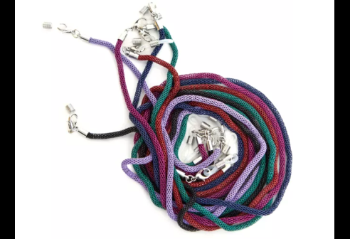 Assortiment chainettes en metal 'snake', 6 pièces