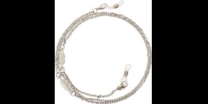 Chaînes de lunettes Verona argent 3 pièces