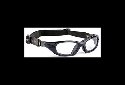 Progear Sportbril met hoofdband - XL - Metallic Black