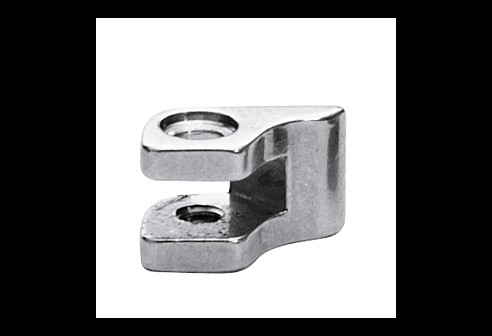 Charnières à braser, partie fixée sur la monture côte droit, yeux double, ouverture 0,9 mm