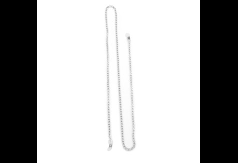 Chaîne à lunettes Bologne argent 3 pièces