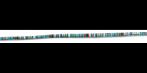 Bride de lunettes Boho-style clear-bleu 3 pieces