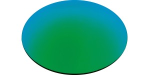 Miroité sans polarisation, 85-90% vert