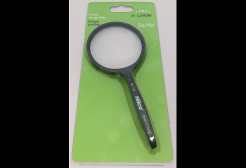 Hand loep 75mm, 2x/4x vergroting