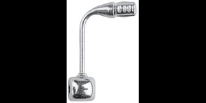 Support de tampon bêta-titane pour système de vis à cadre en plastique S argent