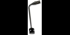 Bras de plaquettes Titane beta pour montures en matière plastique Système «Vis» XL Noir