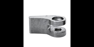 Charnières à braser, partie fixée sur la monture côte gauche, yeux double, ouverture 0,9 mm