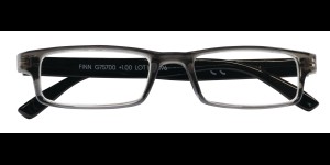 Lunettes de lecture Finn cristal-noir