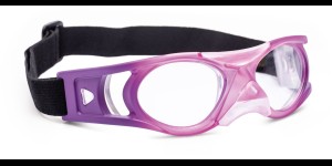 Lunnettes de sport Bounce junior couleur rose mat - violet