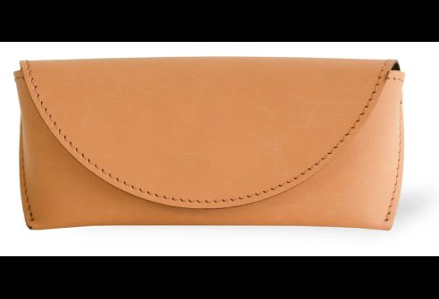 JOHAN blond brun - Étui - Fabriqué à partir de déchets de cuir recyclés et de matériaux de reliure naturels.