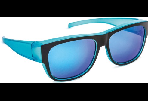  Lunettes superposables petite bleu-noir