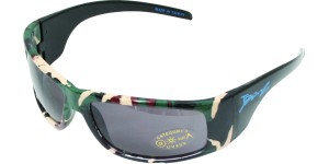 JuniorBanz lunettes de soleil camouflage vert 4-10 ans