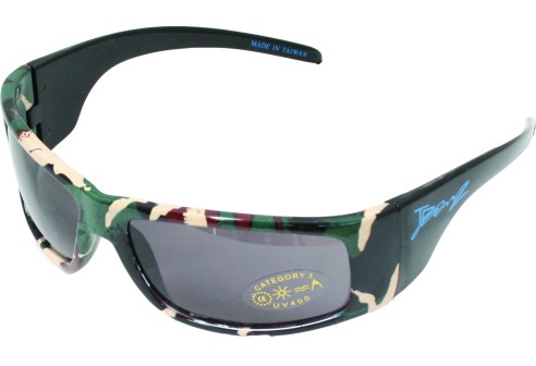 JuniorBanz lunettes de soleil camouflage vert 4-10 ans